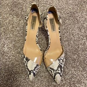 women's snakeskin heels